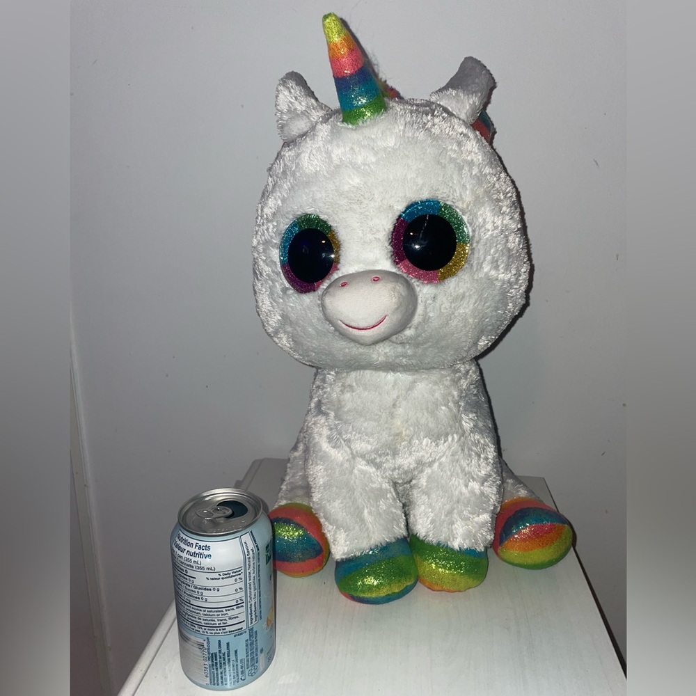 TY Colorful Plush Unicorn Toy